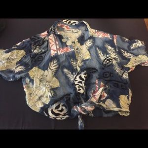 Hawain Short Sleeve Button Up